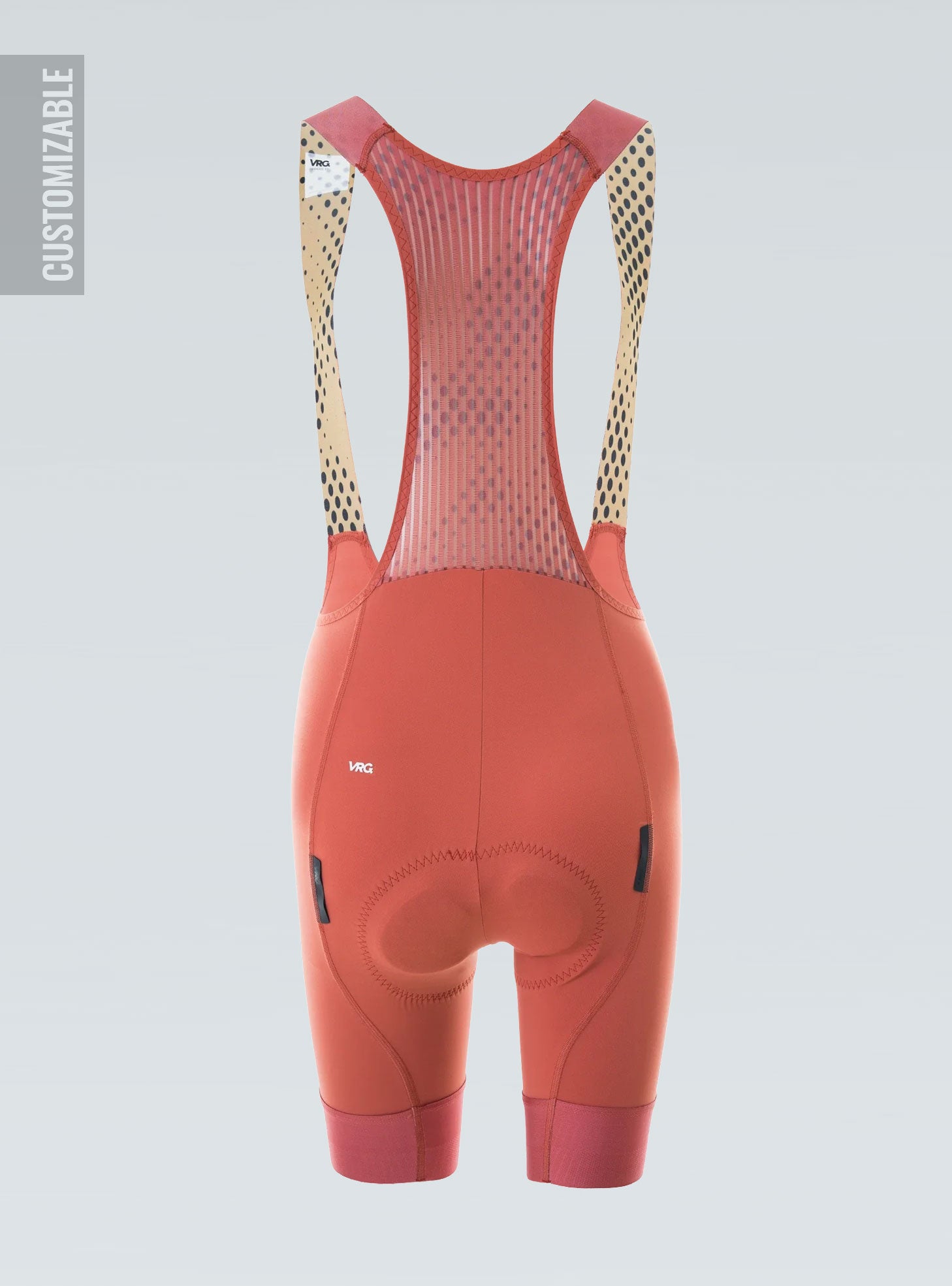 309 MFU Custom VRG Dusty Red Spodenki Na Szelkach - Damskie